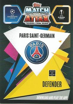 2020-21 Topps Match Attax UEFA Champions League #PSG6 Abdou Diallo Back