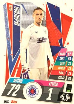2020-21 Topps Match Attax UEFA Champions League #RNG4 Allan McGregor Front