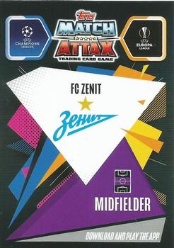 2020-21 Topps Match Attax UEFA Champions League #ZEN2 Magomed Ozdoev Back