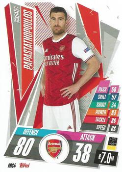 2020-21 Topps Match Attax UEFA Champions League #ARS4 Sokratis Papastathopoulos Front