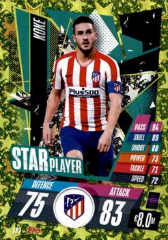 2020-21 Topps Match Attax UEFA Champions League - Star Player #SP3 Koke Front