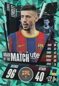 2020-21 Topps Match Attax UEFA Champions League - Man of the Match #MM1 Clément Lenglet Front