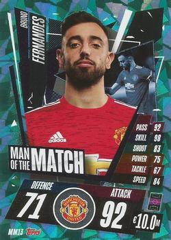 2020-21 Topps Match Attax UEFA Champions League - Man of the Match #MM13 Bruno Fernandes Front