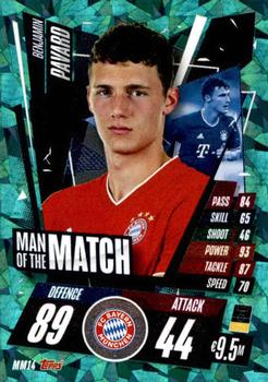2020-21 Topps Match Attax UEFA Champions League - Man of the Match #MM14 Benjamin Pavard Front