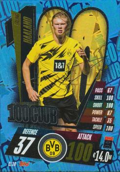 2020-21 Topps Match Attax UEFA Champions League - 100 Club #CL10 Erling Haaland Front