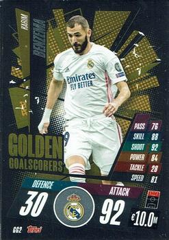 2020-21 Topps Match Attax UEFA Champions League - Golden Goalscorers #GG2 Karim Benzema Front
