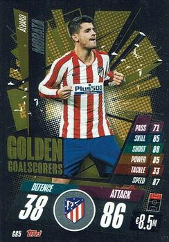 2020-21 Topps Match Attax UEFA Champions League - Golden Goalscorers #GG5 Alvaro Morata Front