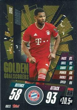 2020-21 Topps Match Attax UEFA Champions League - Golden Goalscorers #GG11 Serge Gnabry Front