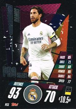 2020-21 Topps Match Attax UEFA Champions League - Pro Select #PS3 Sergio Ramos Front