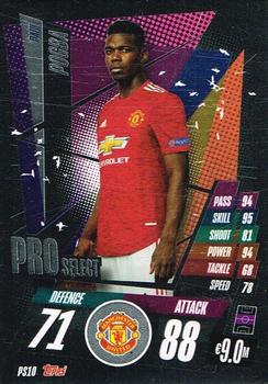 2020-21 Topps Match Attax UEFA Champions League - Pro Select #PS10 Paul Pogba Front