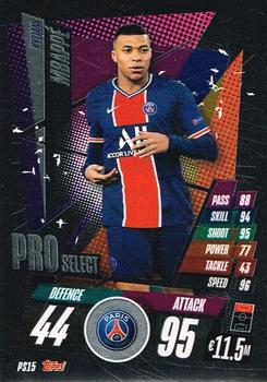 2020-21 Topps Match Attax UEFA Champions League - Pro Select #PS15 Kylian Mbappé Front