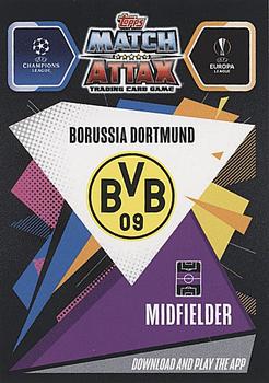 2020-21 Topps Match Attax UEFA Champions League - Wildcards #WC11 Giovanni Reyna Back