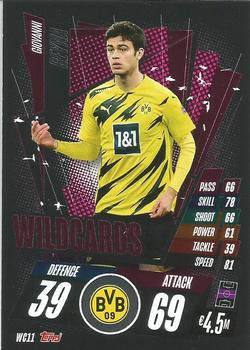 2020-21 Topps Match Attax UEFA Champions League - Wildcards #WC11 Giovanni Reyna Front