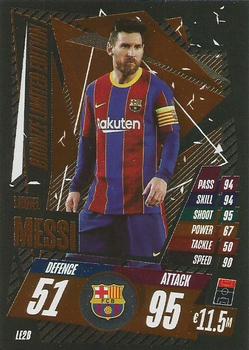 2020-21 Topps Match Attax UEFA Champions League - Limited Edition Bronze #LE2B Lionel Messi Front