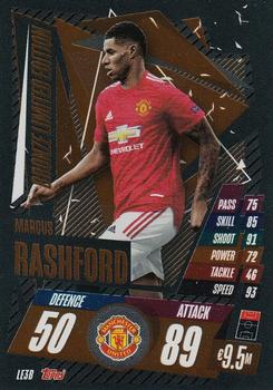 2020-21 Topps Match Attax UEFA Champions League - Limited Edition Bronze #LE3B Marcus Rashford Front