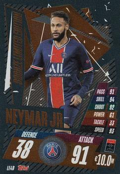 2020-21 Topps Match Attax UEFA Champions League - Limited Edition Bronze #LE4B Neymar Jr Front
