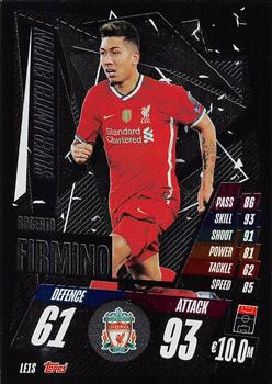 2020-21 Topps Match Attax UEFA Champions League - Limited Edition Silver #LE1S Roberto Firmino Front