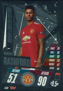2020-21 Topps Match Attax UEFA Champions League - Limited Edition Silver #LE3S Marcus Rashford Front