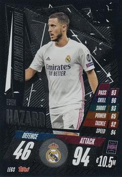 2020-21 Topps Match Attax UEFA Champions League - Limited Edition Silver #LE6S Eden Hazard Front