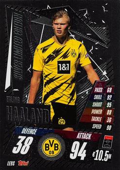 2020-21 Topps Match Attax UEFA Champions League - Limited Edition Silver #LE9S Erling Braut Haaland Front