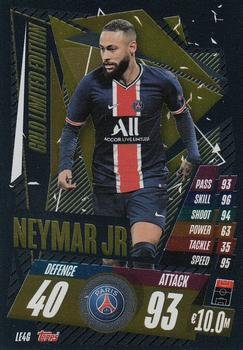 2020-21 Topps Match Attax UEFA Champions League - Limited Edition Gold #LE4G Neymar Jr Front