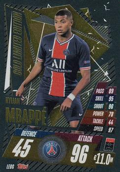 2020-21 Topps Match Attax UEFA Champions League - Limited Edition Gold #LE8G Kylian Mbappé Front
