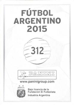 2015 Panini Fútbol Argentino #312 Marcos Acuna Back