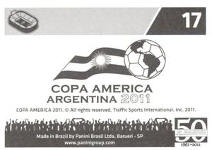 2011 Panini Copa América #17 Mendoza Back