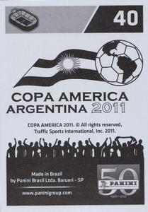 2011 Panini Copa América #40 Lionel Messi Back