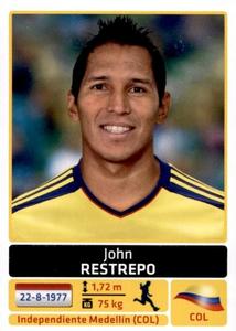 2011 Panini Copa América #55 John Restrepo Front