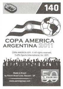 2011 Panini Copa América #140 Paulo Da Silva Back