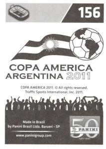 2011 Panini Copa América #156 Oscar Cardozo Back