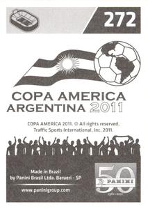 2011 Panini Copa América #272 Carlos Vela Back