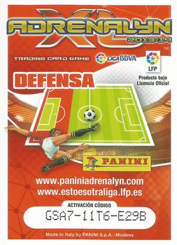 2013-14 Panini Adrenalyn XL Liga BBVA #3 Hernan Pellerano Back