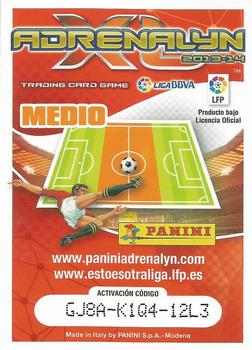 2013-14 Panini Adrenalyn XL Liga BBVA #205 Modric Back