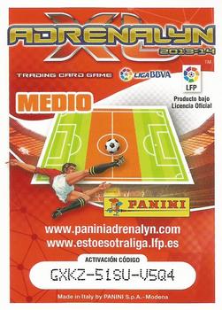 2013-14 Panini Adrenalyn XL Liga BBVA #285 Ruben Pardo Back