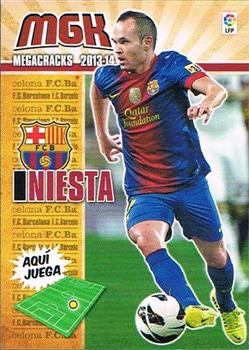 2013-14 Panini Megacracks Liga BBVA #67 Iniesta Front