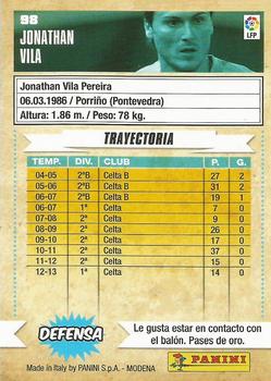 2013-14 Panini Megacracks Liga BBVA #98 Jonathan Vila Back