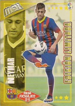 2013-14 Panini Megacracks Liga BBVA #505 Neymar Front