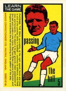 1970 Anglo Confectionery Learn The Game #5 Brian Labone Front