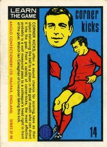 1970 Anglo Confectionery Learn The Game #14 Ian Callaghan Front