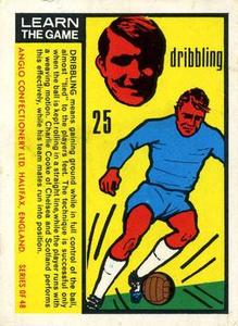 1970 Anglo Confectionery Learn The Game #25 Charlie Cooke Front