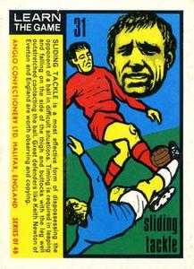 1970 Anglo Confectionery Learn The Game #31 Keith Newton Front