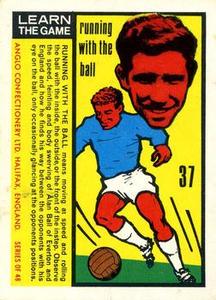 1970 Anglo Confectionery Learn The Game #37 Alan Ball Front