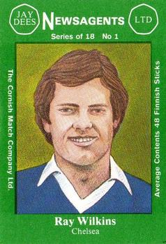 1978 Cornish Match Company Footballers (Series 1) #1 Ray Wilkins Front