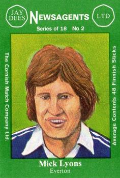 1978 Cornish Match Company Footballers (Series 1) #2 Mick Lyons Front