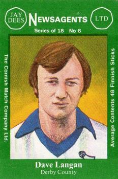 1978 Cornish Match Company Footballers (Series 1) #6 Dave Langan Front