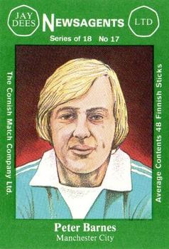 1978 Cornish Match Company Footballers (Series 1) #17 Peter Barnes Front