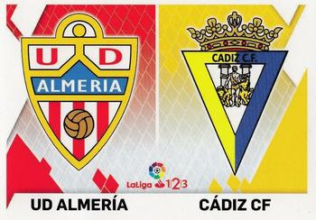 2019-20 Panini LaLiga Santander Este Stickers - Escudos Liga 1/2/3 #2 Almería / Cádiz Front