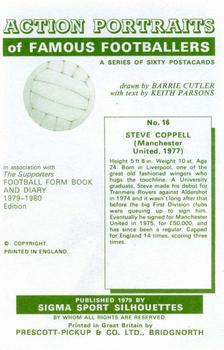 1979 Sigma Sport Silhouettes #16 Steve Coppell Back